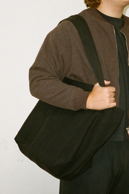 Overstock Black Big Tote x 30