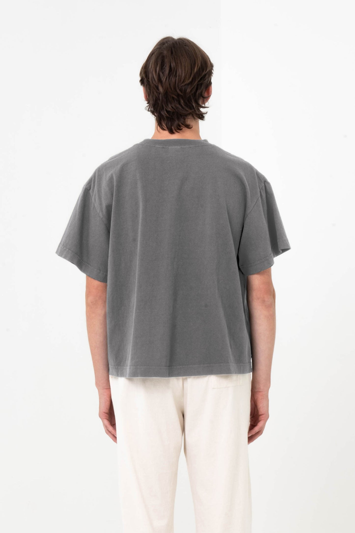 Overstock Ash Gray Boxier Trash Tee x 25