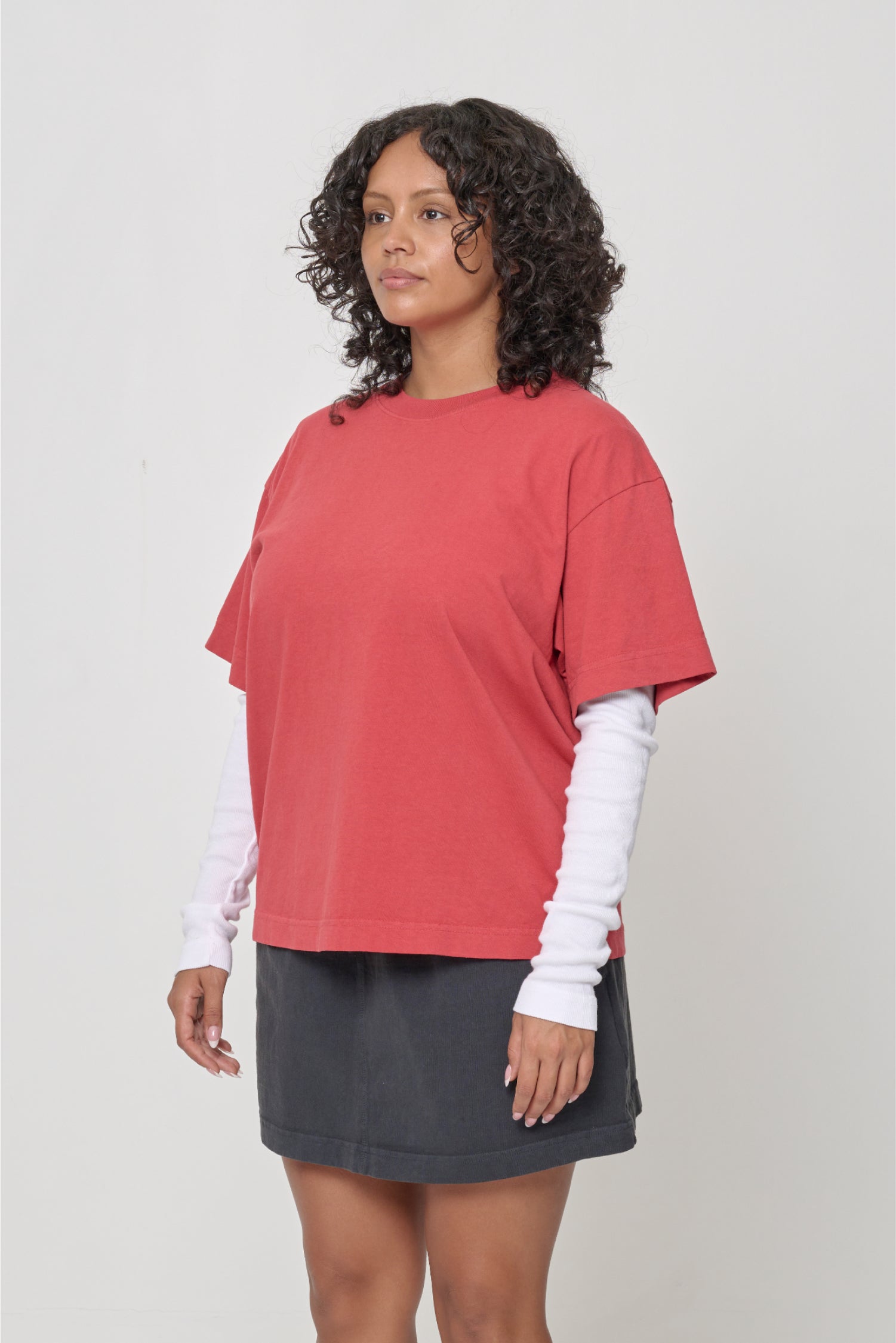 3/4 front view showing no side seams