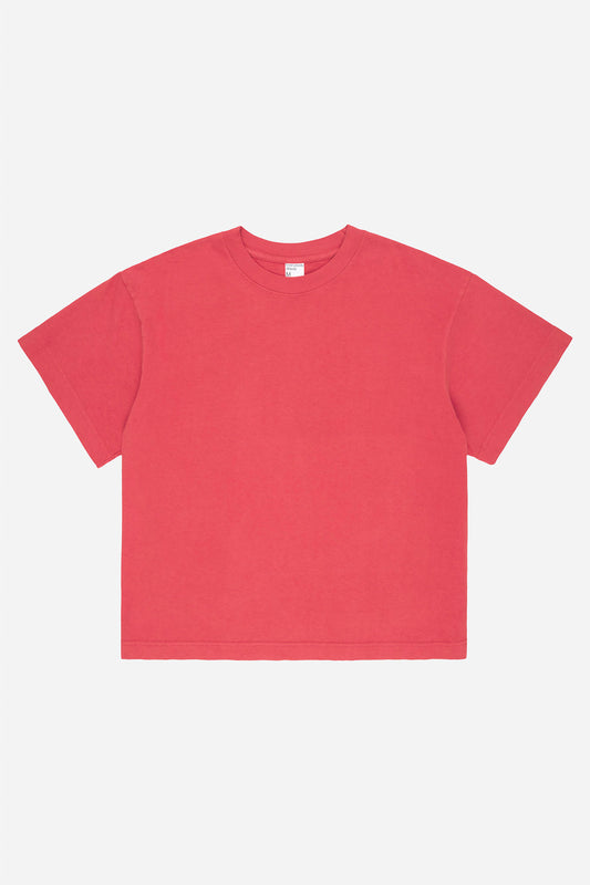 Overstock Red Boxier Trash Tee x 14