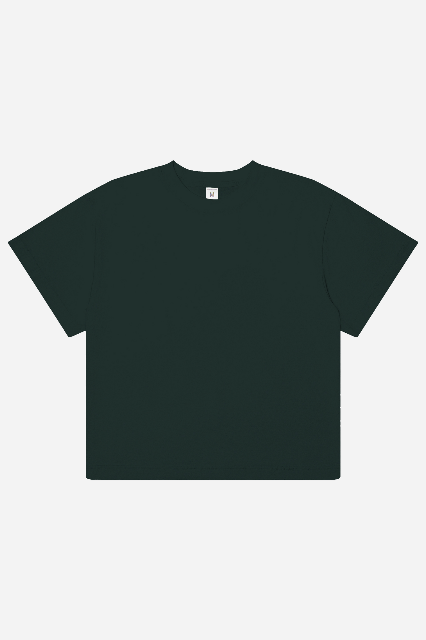 Spirulina green t-shirt on grey background