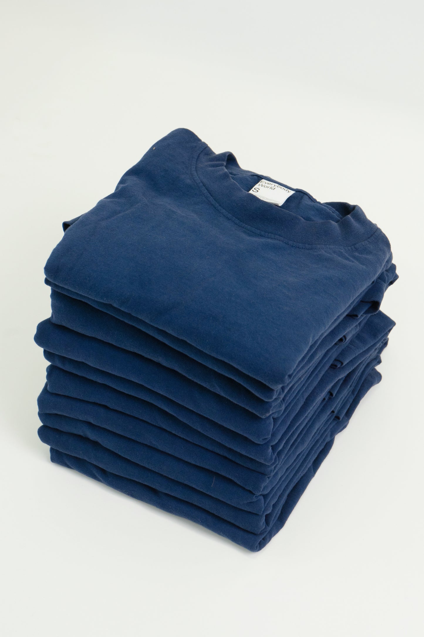 Overstock Washed Navy Long Sleeve Boxier Trash Tee x 58