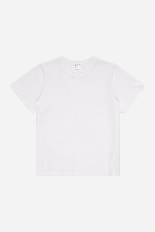 Tailored Trash Tee in White - Everybody.World Wholesale