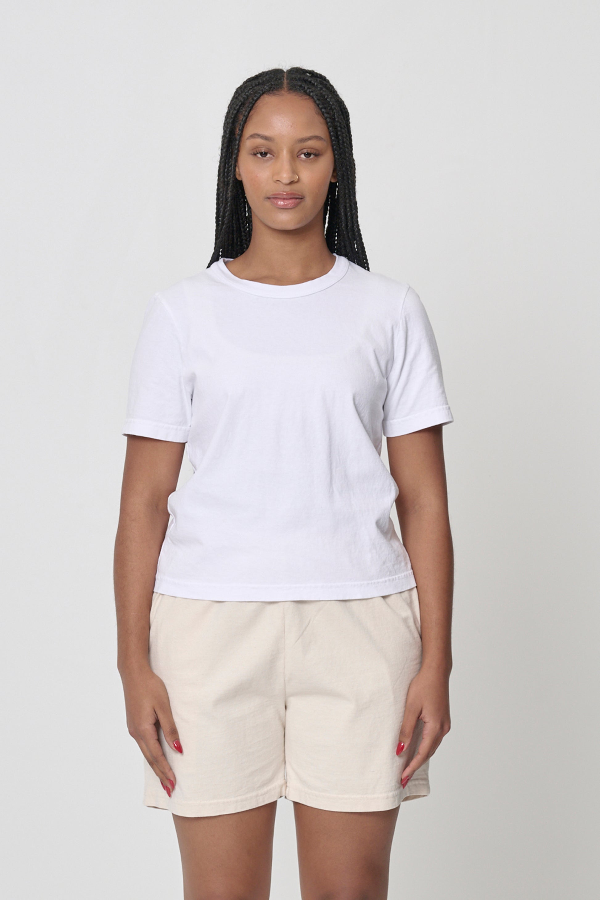 Tailored Trash Tee in White - Everybody.World Wholesale