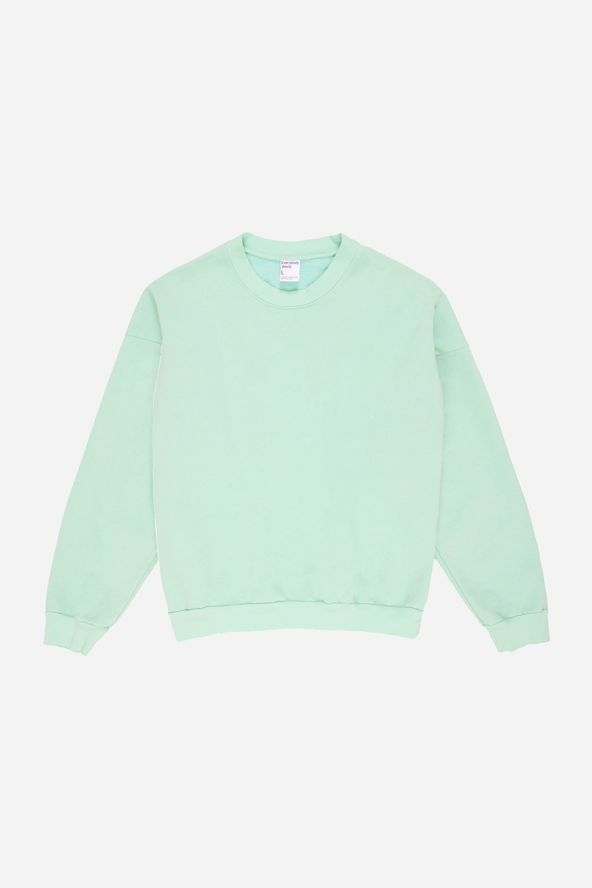 Trash Crewneck in Sea Glass